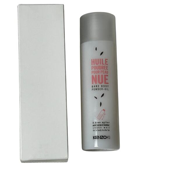 Kenzo Bare Body Powder Oil 3.3 oz 100 ml New